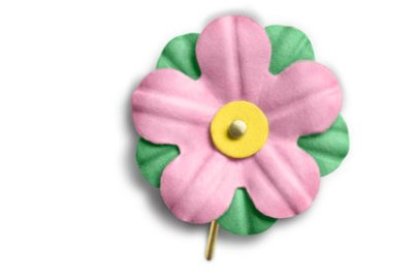Årets majblomma är gräshoppsgrön och pastellrosa